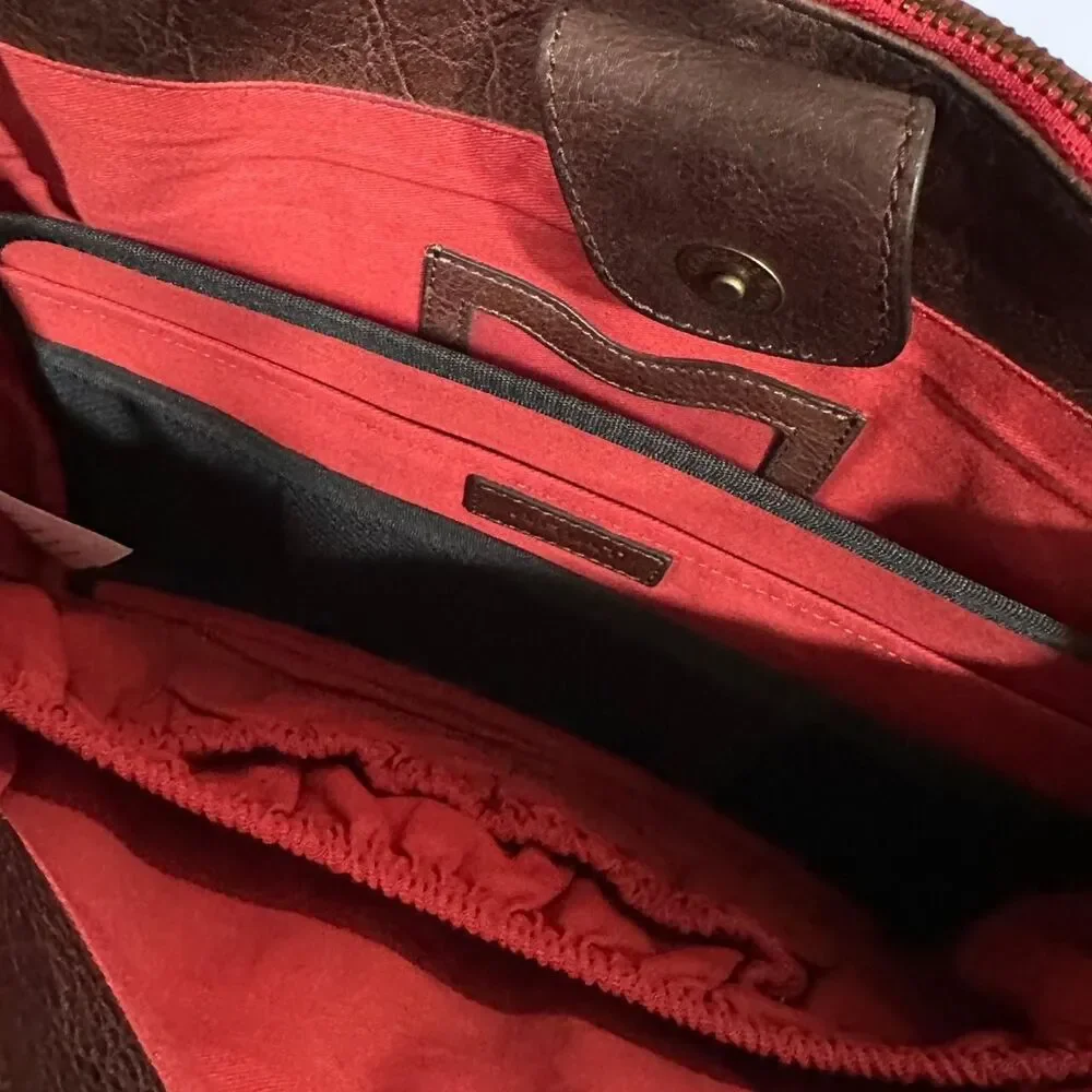 Ariat Southwestern Woven Tote Computer Bag with Leather Trim